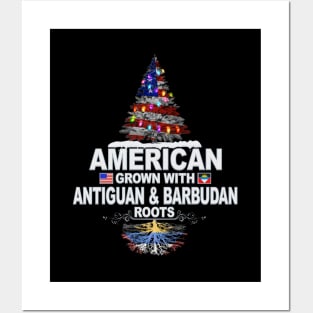 Christmas Tree  American Grown With Antiguan & Barbudan Roots - Gift for Antiguan & Barbudan From Antigua & Barbuda Posters and Art